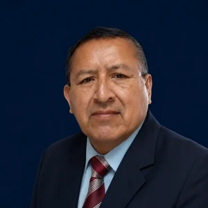 Retrato del Ing. Ángel Frank Cuya Robles, Director de GERANCE